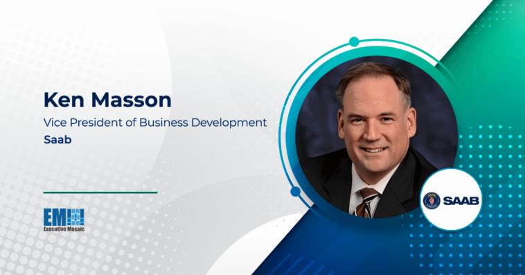Ken Masson Appointed Business Development VP at Saab
