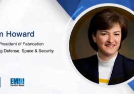 Kim Howard Joins Boeing Defense, Space & Security as VP of Fabrication