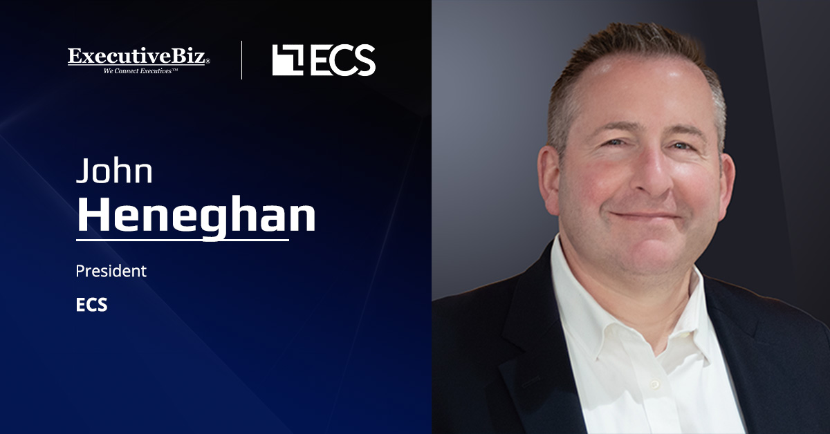 John Heneghan, president of ECS. Heneghan comments about his company's new milestone.