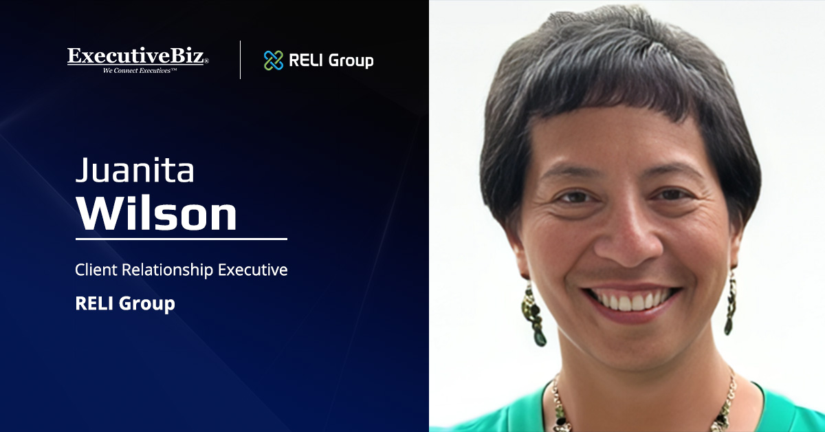 Juanita Wilson. She has been named client relationship executive of RELI Group.