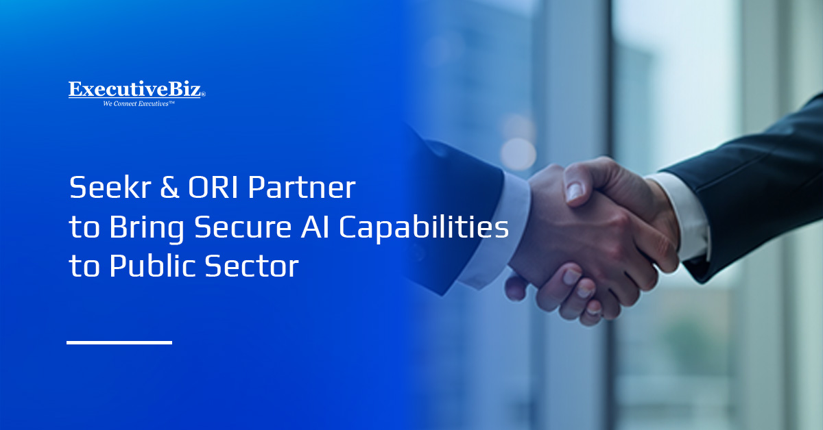 Partnership. Seekr and ORI have partnered to bring secure AI capabilities to the public sector.