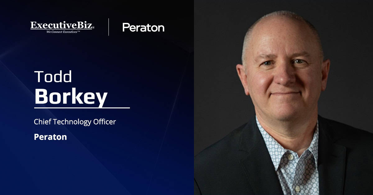 Peraton CTO Todd Borkey. Borkey said advancing autonomous systems enable the government to adopt AI and machine learning