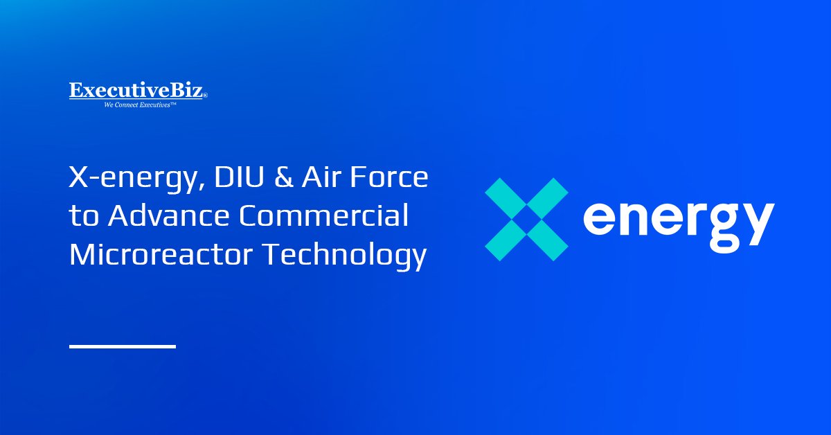X-energy logo. X-energy, DOD & the Air Force will collaborate to advance commercial microreactor technology.