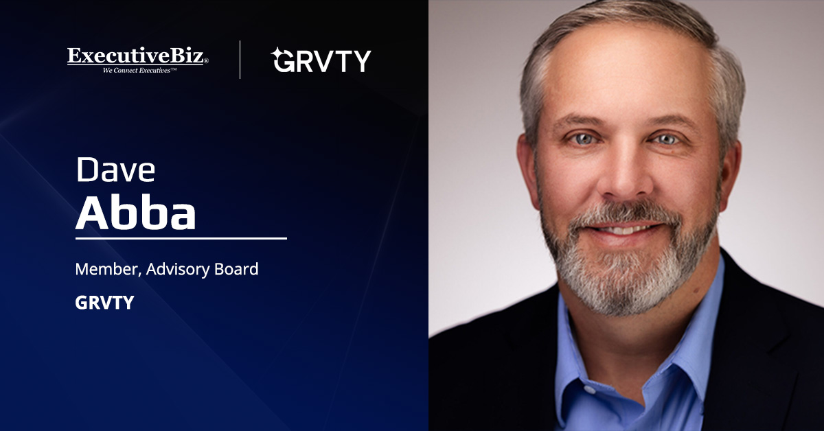 Dave Abba headshot. The former Air Force major general has joined the GRVTY advisory board.