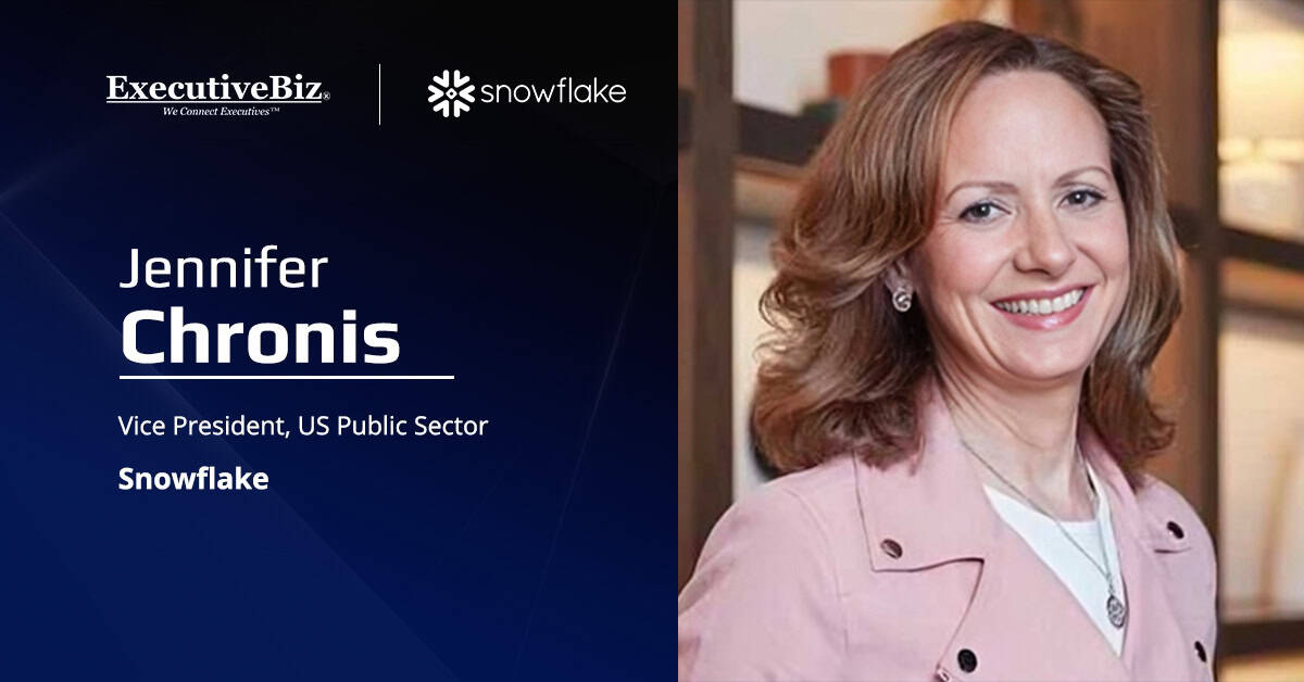 Snowflake VP Jennifer Chronis. Snowflake and Peraton have entered into a partnership to help combat fraud.