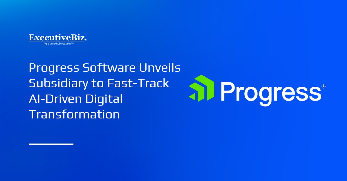 Progress Software logo. Progress Software has launched a new subsidiary to accelerate AI-driven digital modernization.