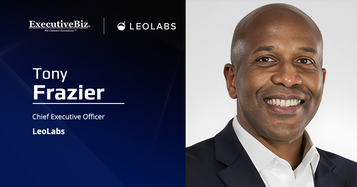 Tony Frazier. The LeoLabs CEO comments about investor interest in the company.