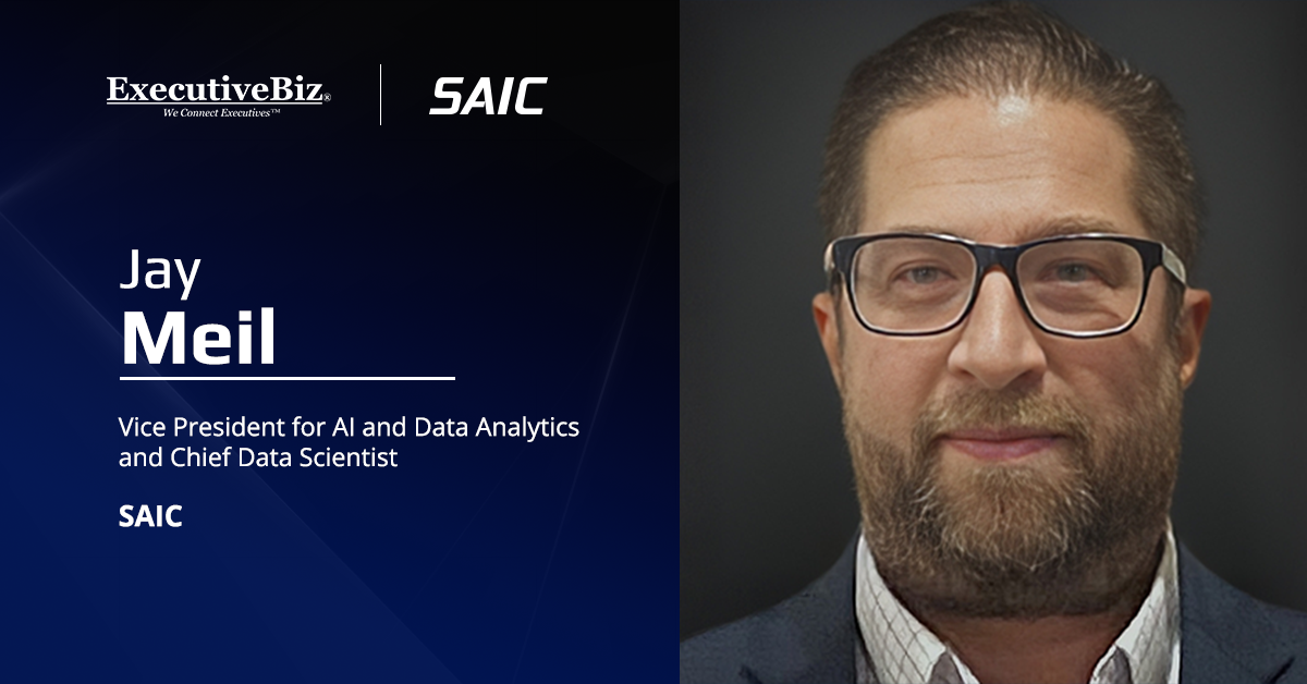Jay Meil, vice president at SAIC. Meil wrote a blog to outline SAIC's AI principles