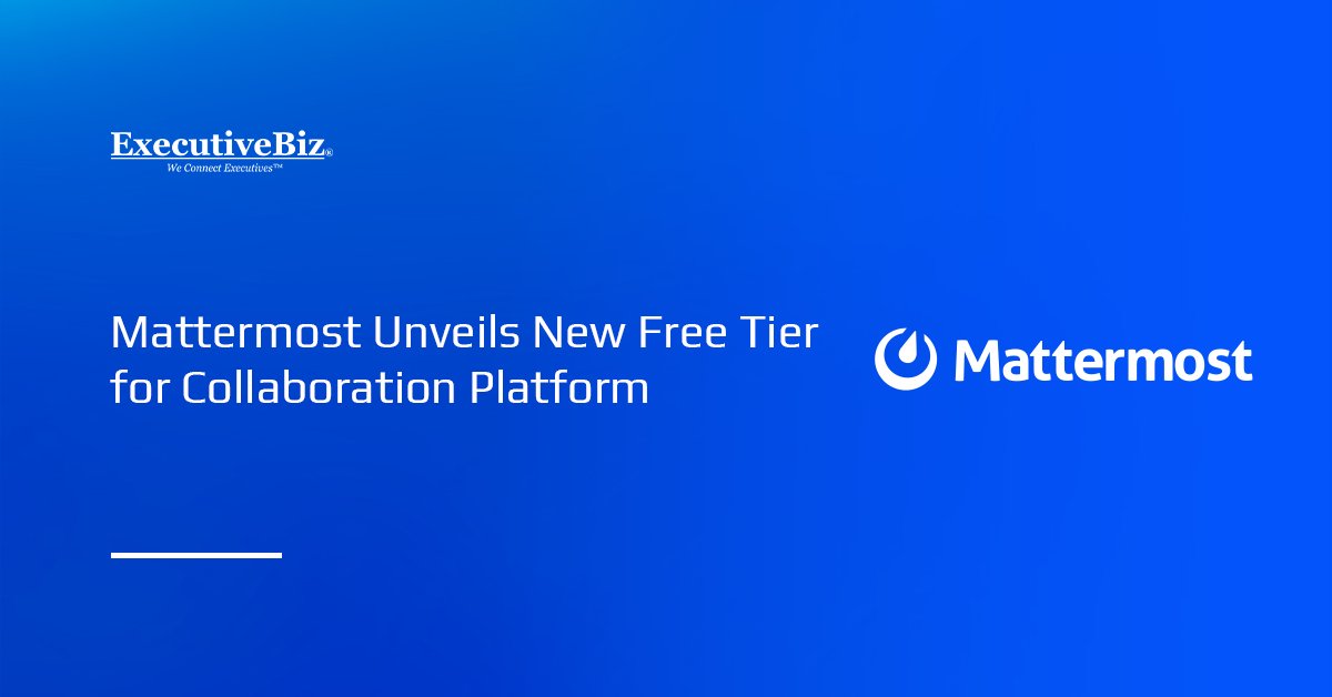 Mattermost logo. Mattermost unveiled Entry, a free, self-hosted collaboration offering.