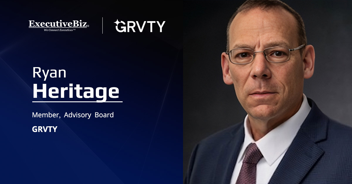 GRVTY Appoints Former USCYBERCOM Operations Director Ryan Heritage to Advisory Board Ryan Heritage. GRVTY appointed the former USCYBERCOM operations director to its advisory board.