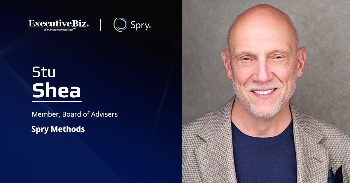 Spry Methods Board Member Stu Shea. Spry Methods has appointed Stu Shea to its board of advisers.