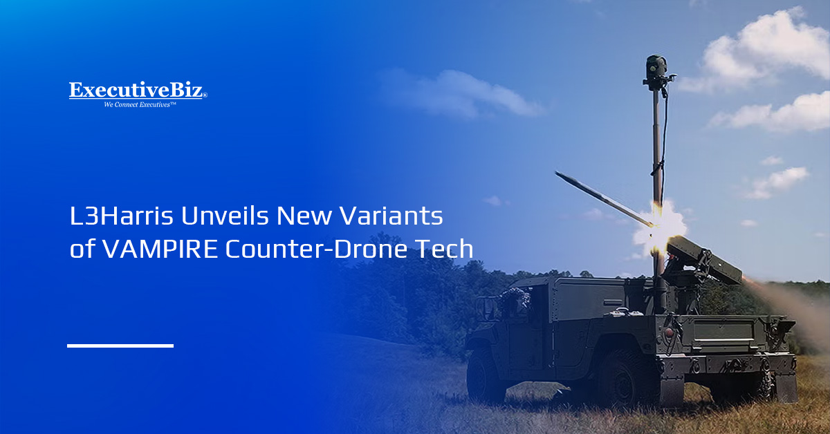 VAMPIRE counter-UAS. L3Harris has unveiled new variants of its VAMPIRE counter-drone technology.