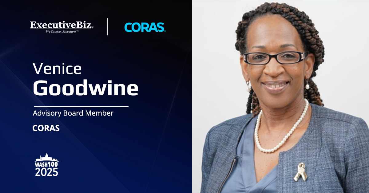 Venice Goodwine. CORAS has appointed Venice Goodwine to its board of advisers.
