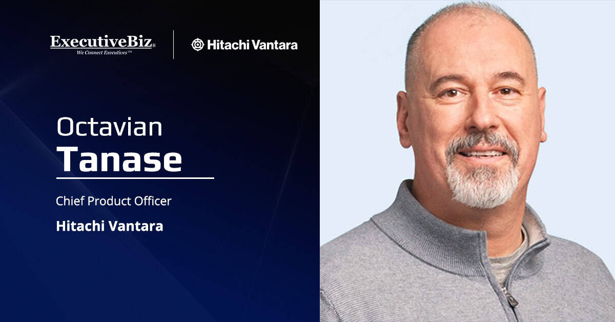 Octavian Tanase, chief product officer at Hitachi Vantara. Tanase comments about the new VSP One Block High End