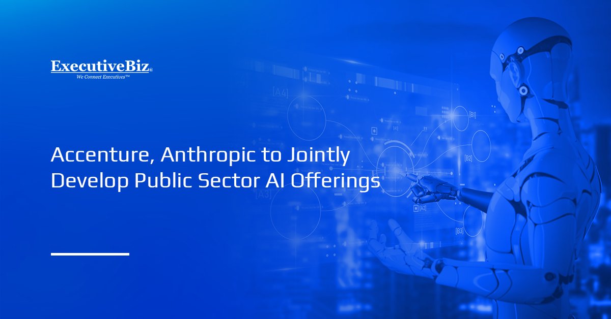 Accenture, Anthropic to Jointly Develop Public Sector AI Offerings Digital image representing AI. Accenture announced a new partnership with AI company Anthropic.
