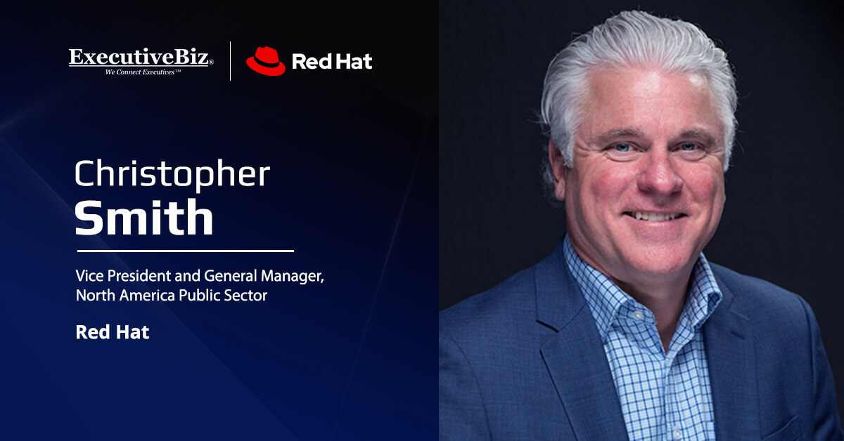 Red Hat VP & GM Chris Smith. Red Hat announced that its Red Hat OpenShift Service on AWS is now FedRAMP High authorized.
