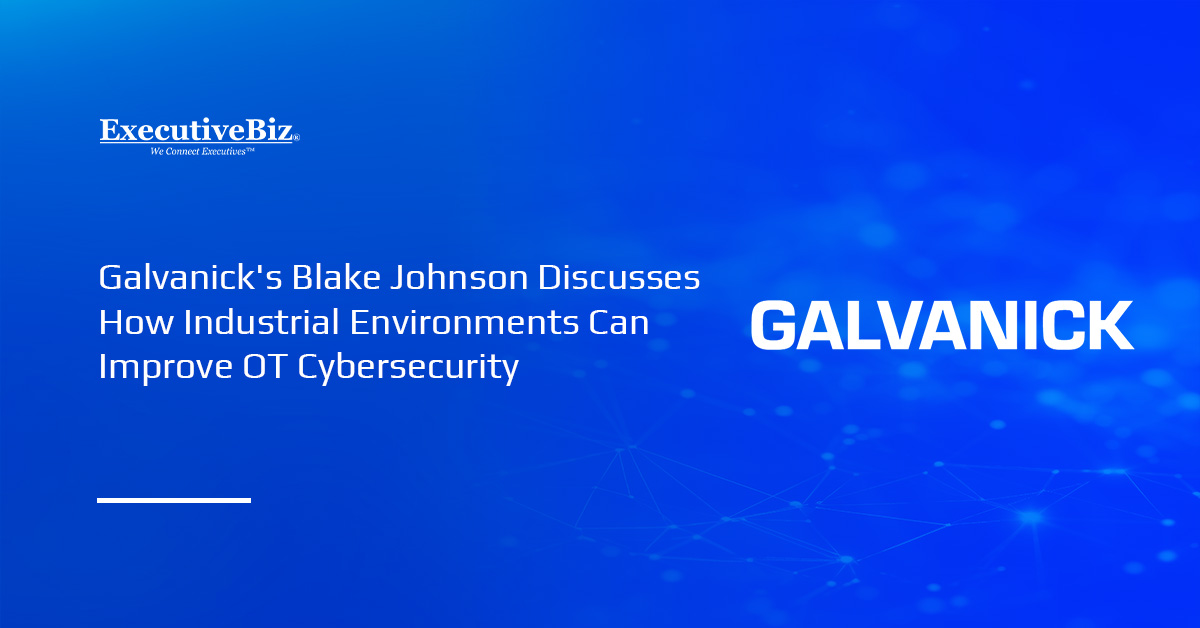 Galvanick's logo. A Galvanick official wrote an article on OT cybersecurity.