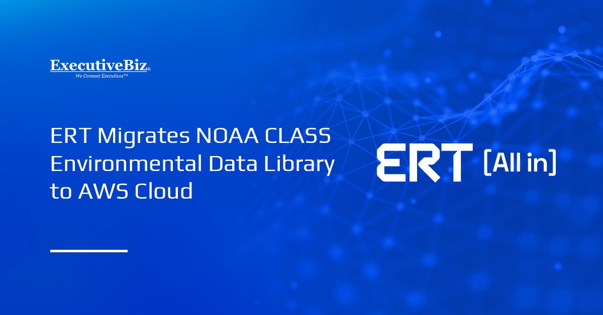 ERT logo. ERT said it supported the CLASS transition from on-premise architecture to AWS cloud