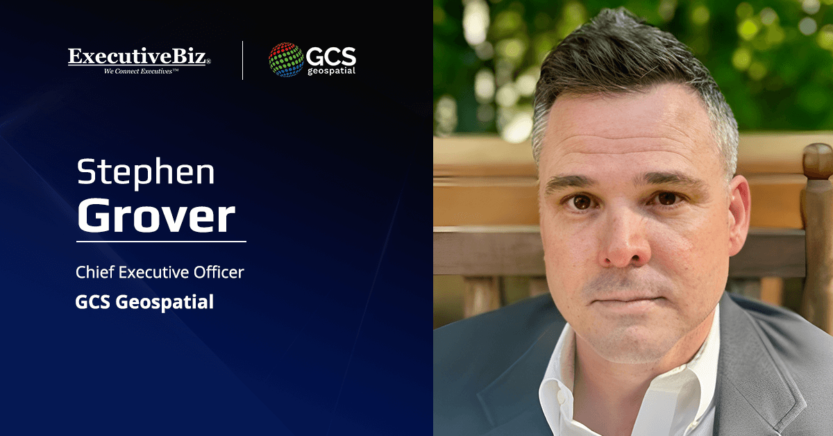 GCS Geospatial Achieves CMMC Level 2 Certification Stephen Grover, CEO of GCS Geospatial. Grover said that the achievement shows initiative and innovation