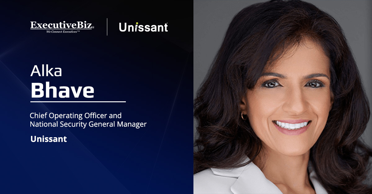 Unissant's Alka Bhave. The company COO touted the benefits the partnership will bring to government customers.