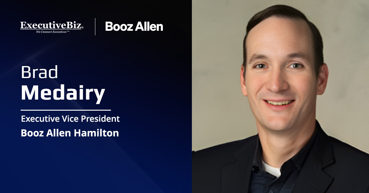 Brad Medairy, executive vice president at Booz Allen Hamilton. Medairy comments about AI's role in cybersecurity