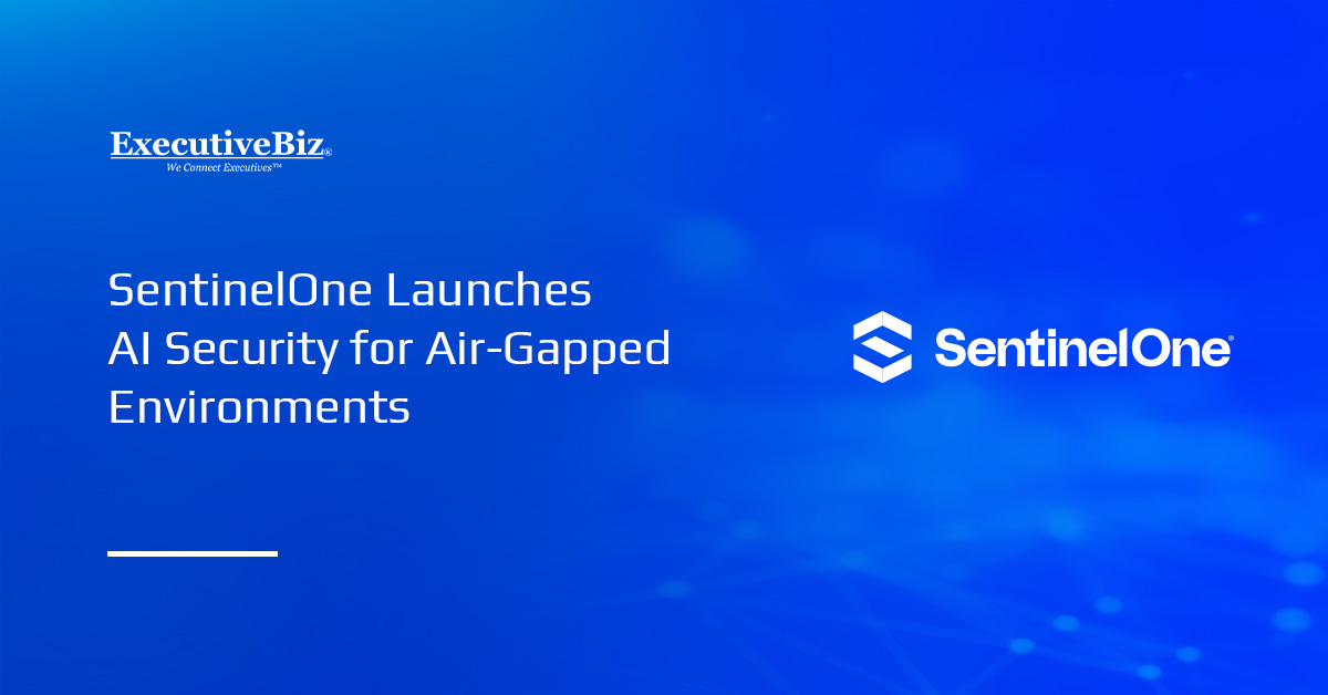 SentinelOne logo. SentinelOne introduced autonomous AI security for on-premises and air-gapped environments.