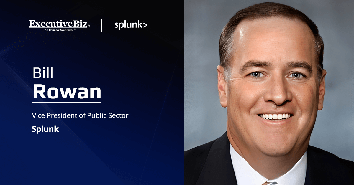 Bill Rowan. Splunk's VP of public sector discussed the role of AI-enabled tools in advancing cyber resilience.