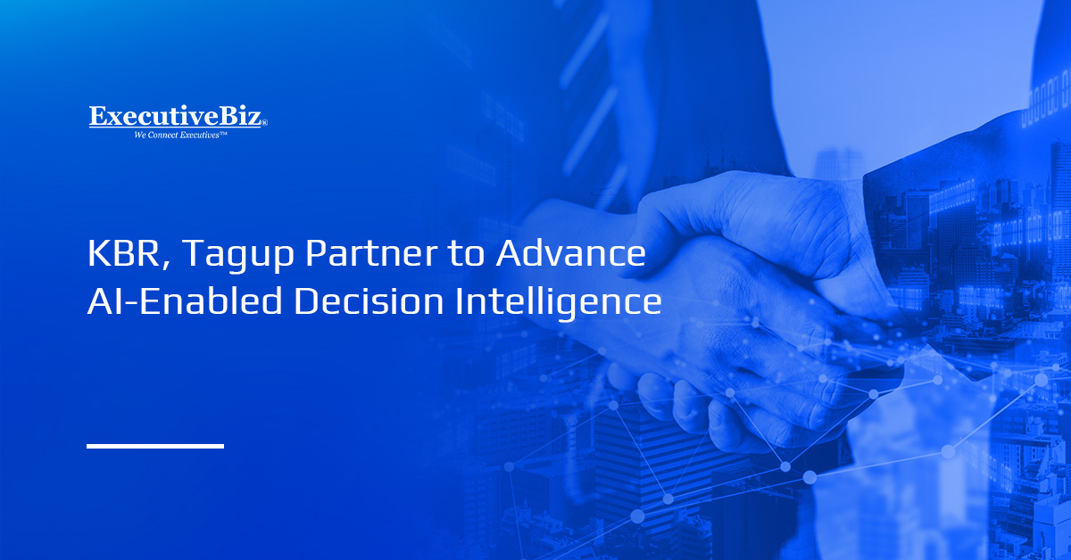 Partnership. KBR and Tagup have partnered to advance AI-enabled decision intelligence in support of military operations.