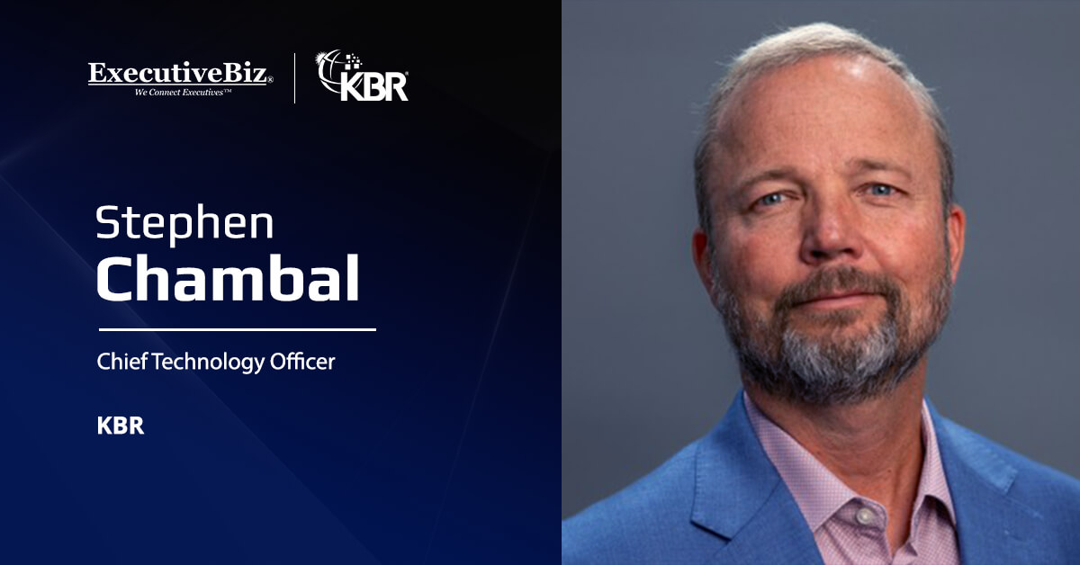KBR CTO Stephen Chambal. KBR and Amazon Web Services has broadened its partnership to support space data processing.