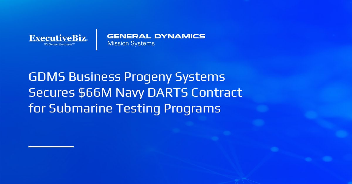 GDMS Secures $66M Navy DARTS Contract for Submarine Testing Programs GDMS logo. The U.S. Navy has awarded GDMS a contract to support the Data Acquisition and Retrieval System.