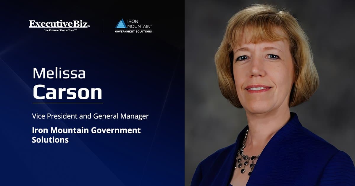 Melissa Carson. Iron Mountain Government Solutions' GM commented on InSight's FedRAMP High authorization.