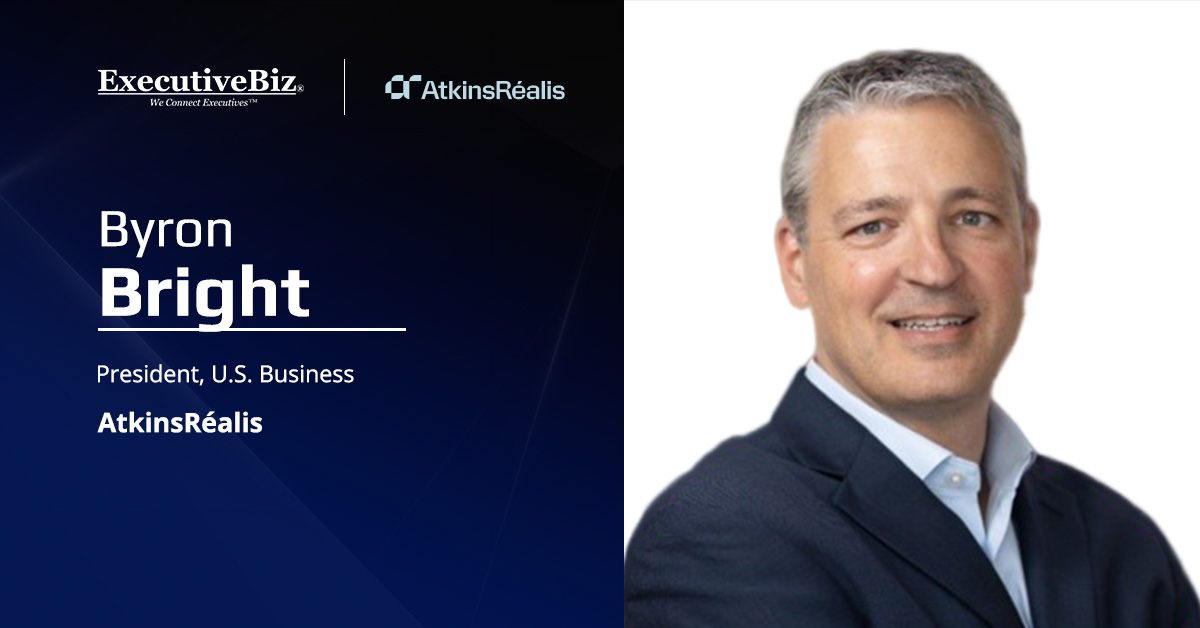 Byron Bright. AtkinsRéalis has appointed former KBR executive Byron Bright as president of its U.S. business.