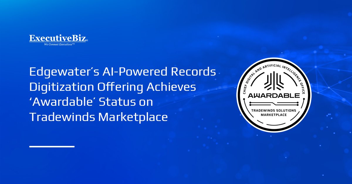 CDAO TSM logo. EdgeScanAI has been deemed "Awardable" on the CDAO TSM.