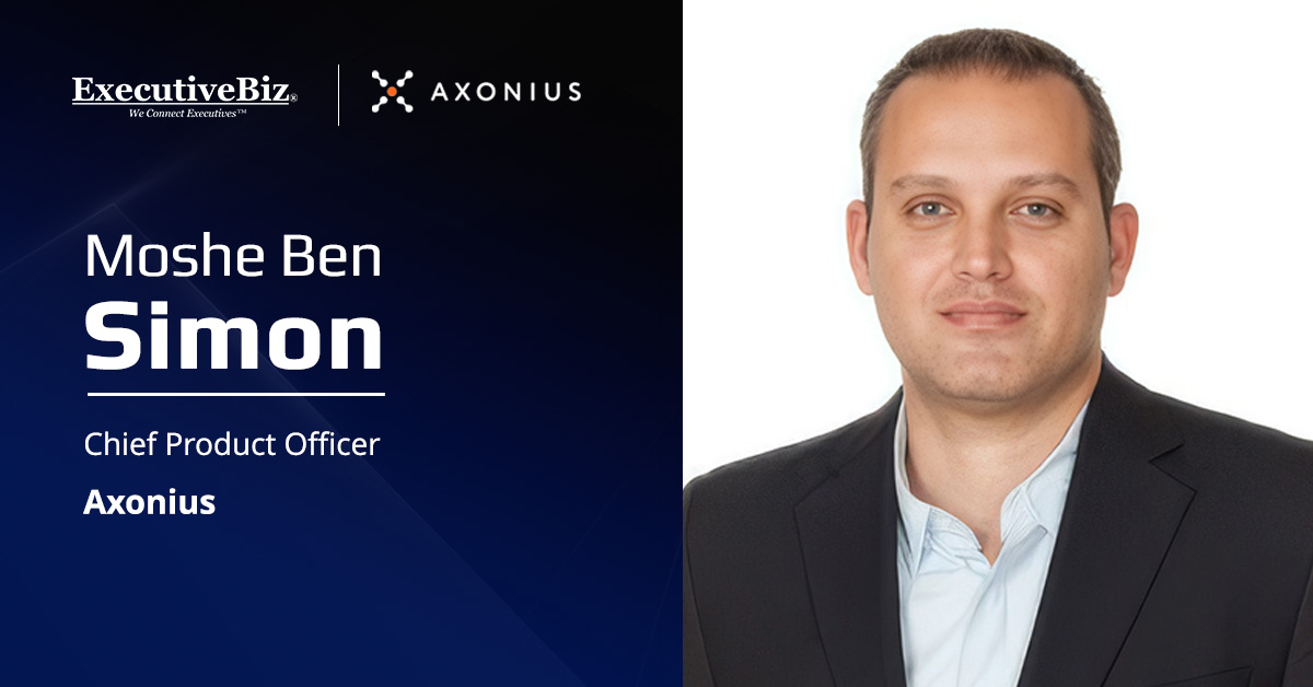 Axonius Taps Fortinet Executive Moshe Ben Simon as Chief Product Officer Moshe Ben Simon. The new Axonius CPO will lead the Axonius Asset Cloud product strategy.