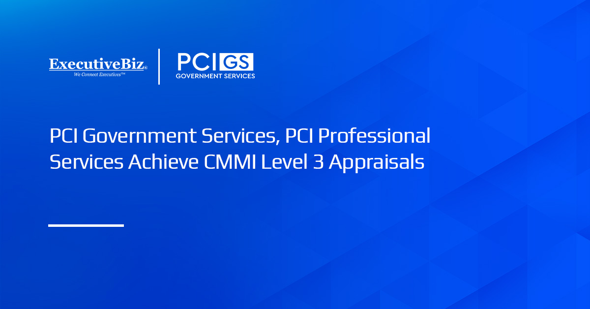 PCI Government Services, PCI Professional Services Achieve CMMI Level 3 Appraisals PCI GS logo. PCI GS and PCI PS have attained CMMI Level 3 appraisals for development and services.
