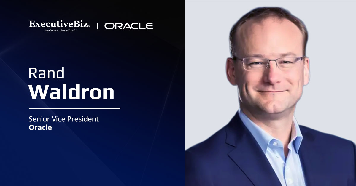 Rand Waldron. The Oracle senior vice president commented on the Defense Ecosystem and its third cohort of defense tech firms.