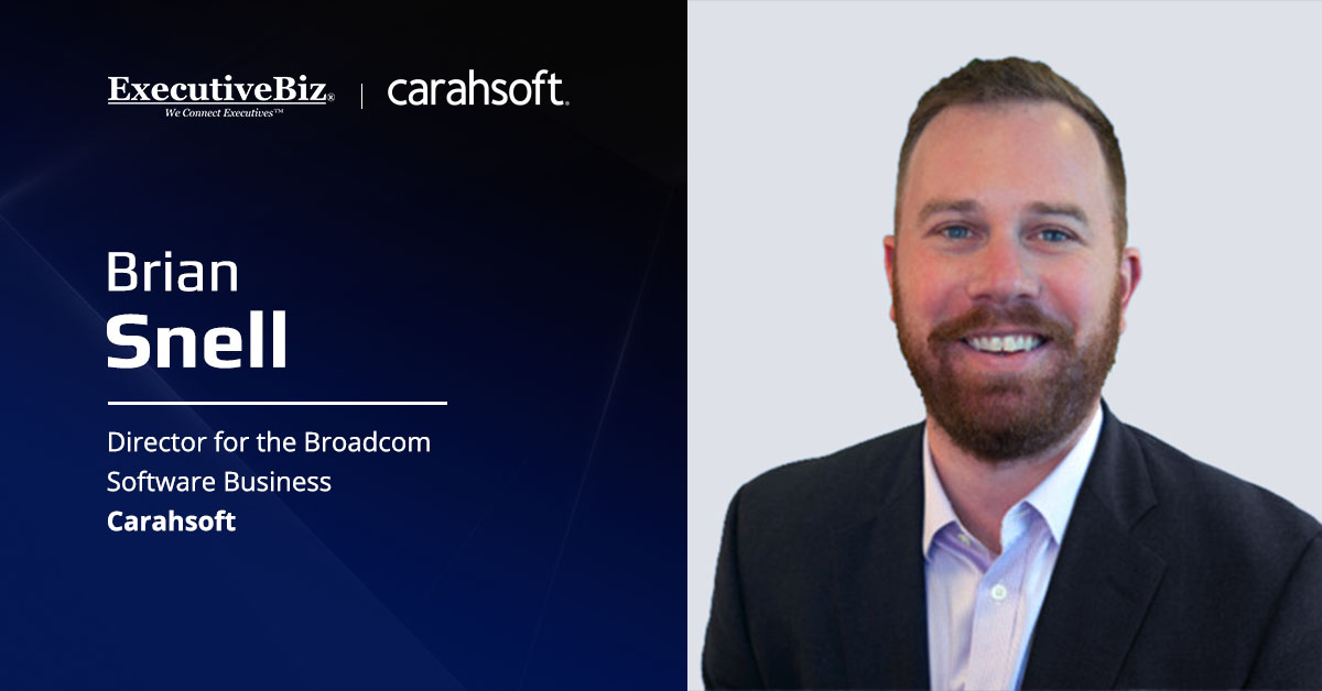 Brian Snell. The Carahsoft executive said federal agencies are incorporating AI into cybersecurity strategies.