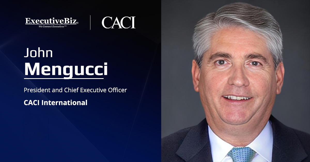 John Mengucci. The CACI president and CEO commented on changes to its DEVCOM C5ISR Center contract.