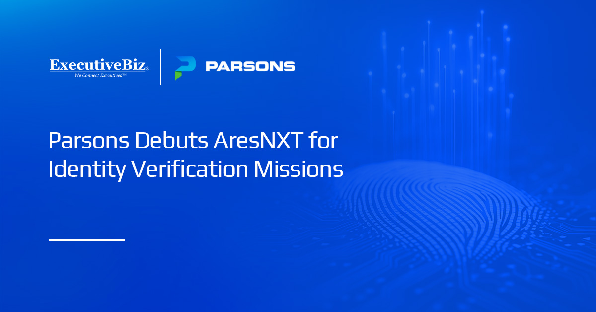 Parsons Debuts AresNXT for Identity Verification Missions Parsons logo. Parsons has launched AresNXT, a cross-platform biometrics system for identity verification.
