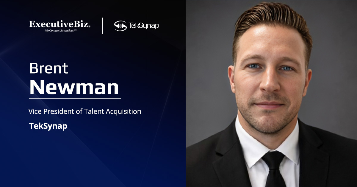 Brent Newman Named Talent Acquisition Lead at TekSynap Brent Newman. The former GovCIO director said he is honored to join TekSynap as talent acquisition VP.