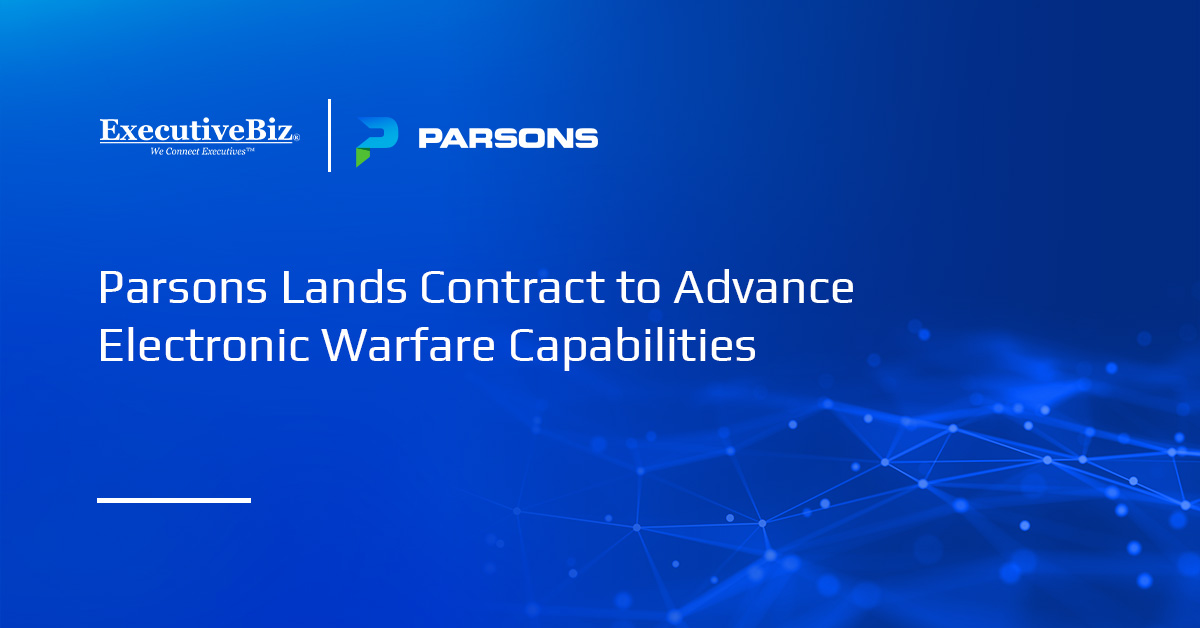 Parsons Lands Contract to Advance Electronic Warfare Capabilities