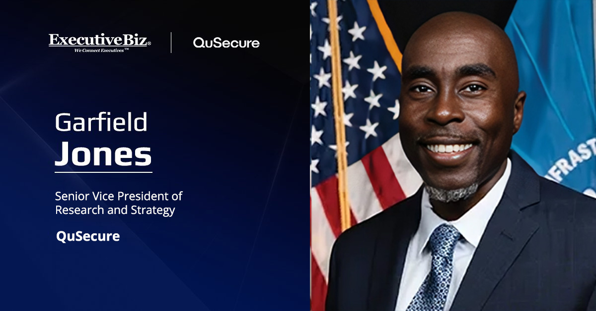 Garfield Jones. The QuSecure SVP said  quantum computers capable of breaking encryption are expected in 2029.
