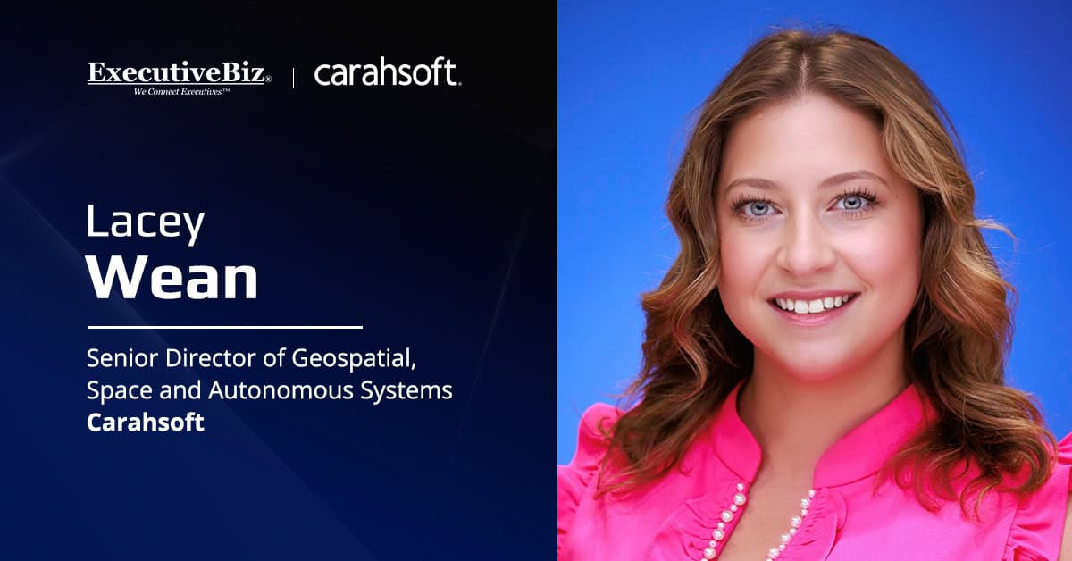 Carahsoft’s Lacey Wean on Commercial Space, Golden Dome, and the Next Generation of Defense Technology Carahsoft’s Lacey Wean on Commercial Space, Golden Dome, and the Next Generation of Defense Technology